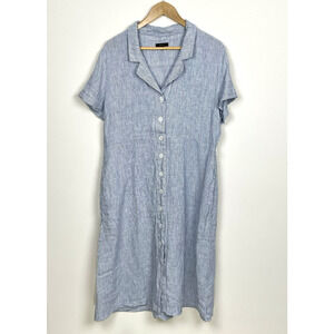 Quince Blue Midi Dress